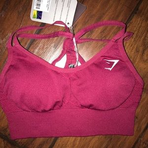 Gymshark Seamless Beet Sports Bra
